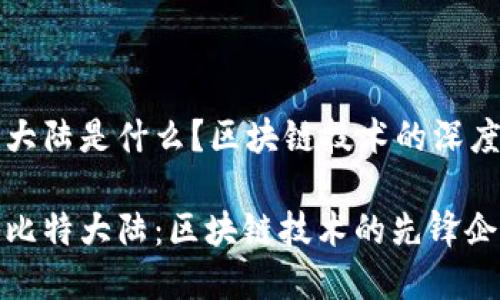 比特大陆是什么？区块链技术的深度解析

揭秘比特大陆：区块链技术的先锋企业