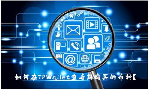 如何在TPWallet查看新购买的币种？