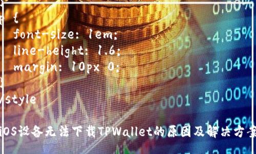 style
h3 {
  color: #333;
  font-size: 1.5em;
}
p {
  font-size: 1em;
  line-height: 1.6;
  margin: 10px 0;
}
/style

iOS设备无法下载TPWallet的原因及解决方案