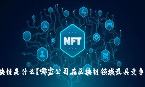 区块链是什么？哪家公司在区块链领域最具竞争力？